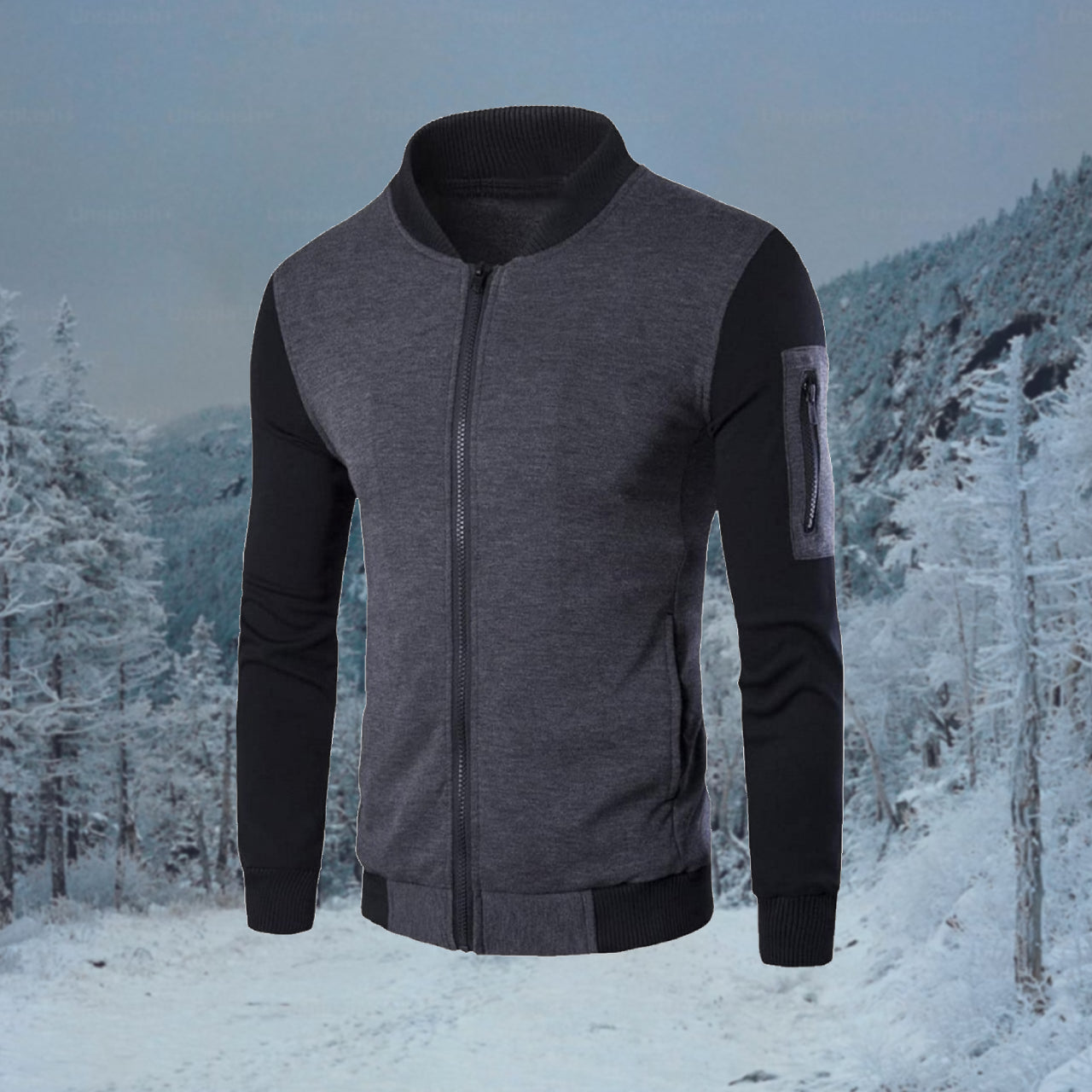 Black Sleeve Style Full Jacket - Elevate Your Style with Our Dashing Full Bazo Jacket: Fashionable, Trendy, Premium Quality, and Finely Stitched